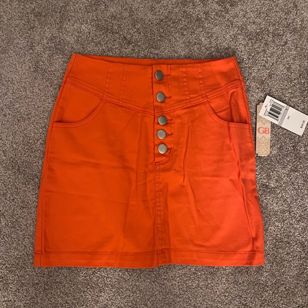 NWT Orange/pink skirt